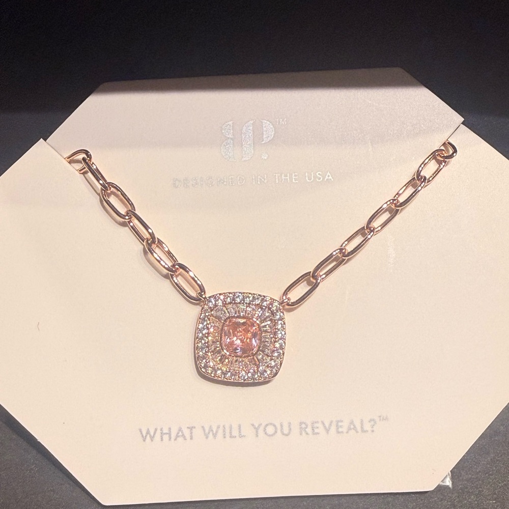 BP The Aspen necklace on rose gold